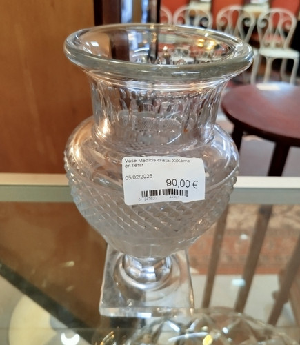 Vase medecis cristal - xix, en