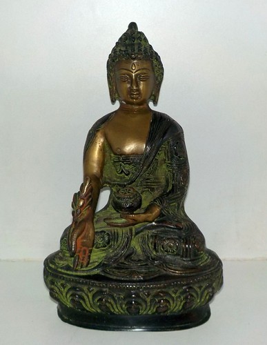 Bouddha médecine statue - bouddha,