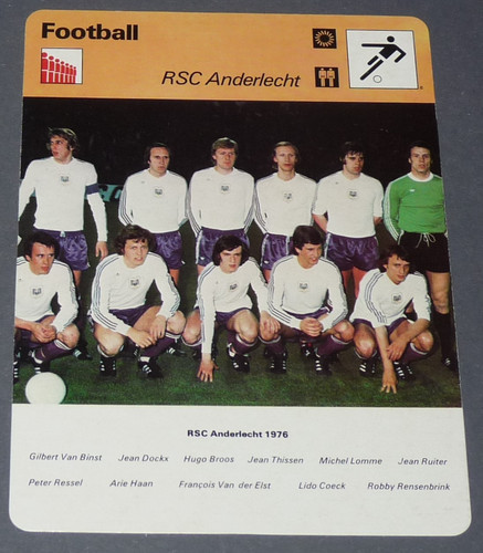 Fiche football rsc anderlecht - fiche,