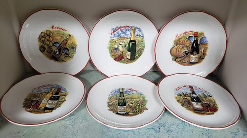 Assiettes fromage décor - 12, à