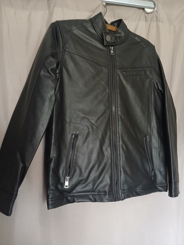 Blouson cuir syntétique - , noir