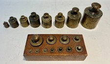 19 Poids Anciens en laiton