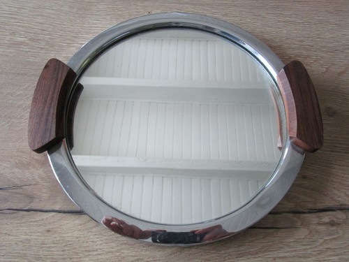 Plateau rond miroir ancien - rond, art