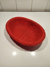 Panière Panier Vintage Plastique 28x21cm