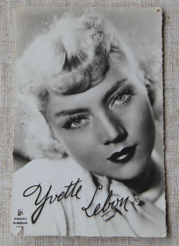 Ancienne carte photo artiste