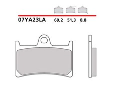 BREMBO FRONT BRAKE PADS SET POUR MT-07 2021-2023