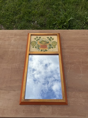Antique trumeau mirror vintage - trumeau,