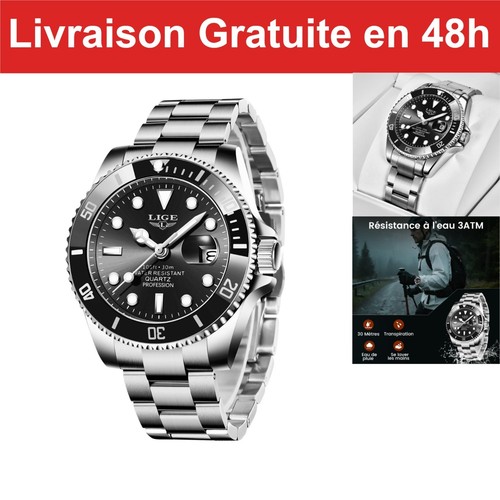 Montre homme lige quartz - montre,