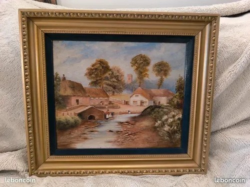 Tableau peinture huile sur
