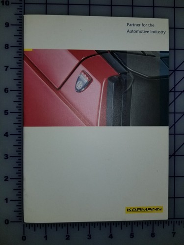 Brochure karmann 1996 - brochure,