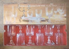 6 verres à vin blanc  en