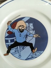 Assiette Tintin Capitaine