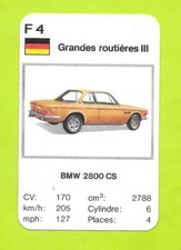 Carte N°F4 - BMW  2800 CS
