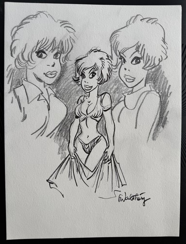 Dessin original walthery - dessin,