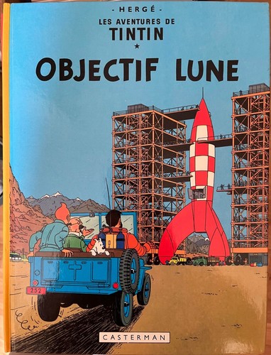 Tintin objectif lune 1953 - tintin,