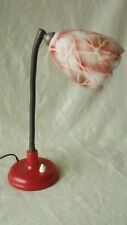 ANTIQUE ART DECO BAKELITE BASE OPALINE TULIP ARTICULATED DESK LAMP**