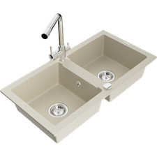 Mexen Mario 2 bassins évier