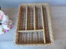 Ramasse-couverts en osier