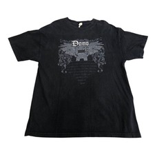 RARE Domo-Kun Affliction Style Y2k Original T-Shirt Emo Scene Punk Mens XL