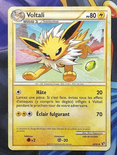 Carte pokémon voltali 90 - carte,