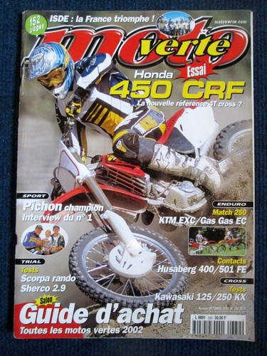 Moto verte 330 essai - essai, honda