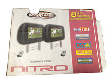 New NITRO Stand Alone 2 Pieces Of Headrest BMW-4428 8” Color Monitor