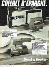 ADVERTISEMENT ADVERTISING 106 1983 Black & Decker Jigsaw Savings Box