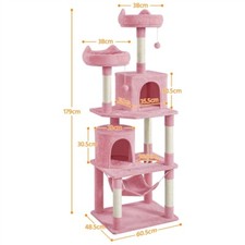 Arbre à Chat Multiniveau Tour d'escalade pour Chat Griffoir pour Chat 179 cm