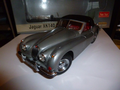 Jaguar xk140 1955 sunstar 18 - 1955, 1/18