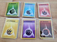 Lot of 88 Energy Cards Base Set - Fire Water Electric Combat Plant