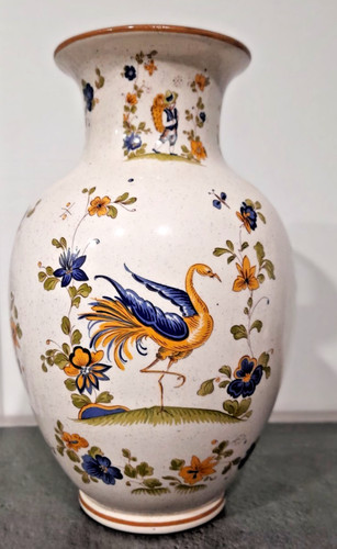 Grand vase faience esprit - en,