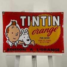 Plaque émaillée Tintin -
