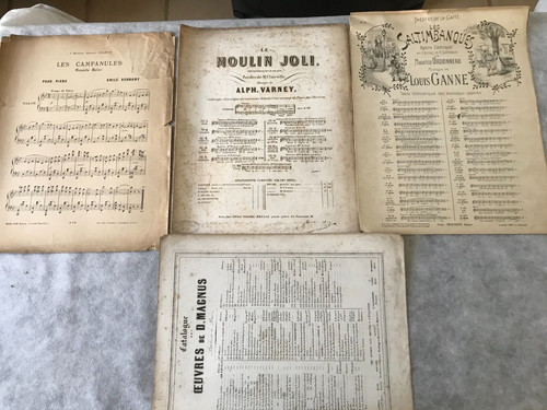 Partitions ancienne piano - 4,