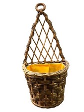 ANCIENNE CORBEILLE OSIER BAC A