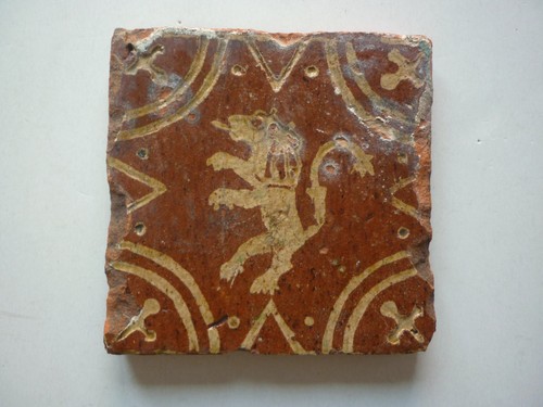Carreau ancien lion des - lion,