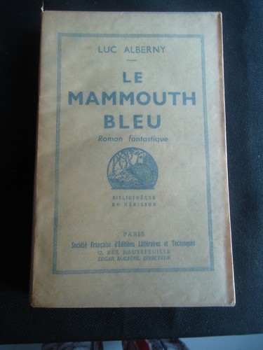 Mammouth bleu roman - le, bleu-