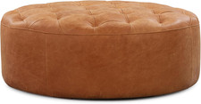 Ascot 40" Round Pouf Ottoman