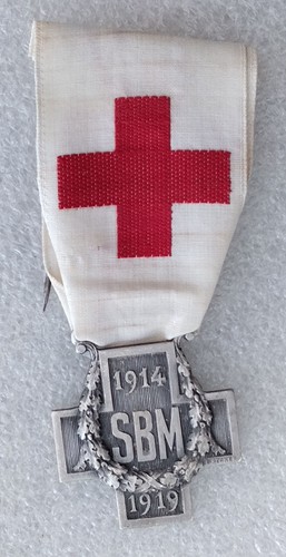 Medaille croix rouge secours - ,