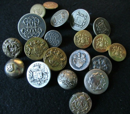 Ancien bouton blason - 20,
