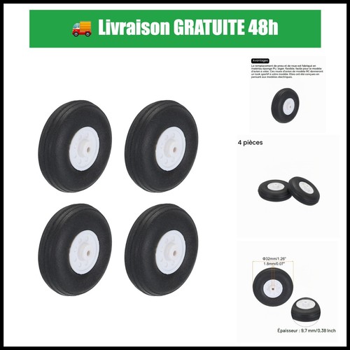Roues avion mousse pu - roues,