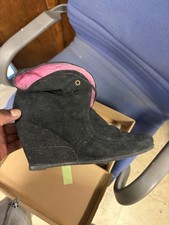 Bottines Compensées – Daim
