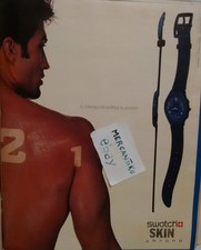 SWATCH SKIN CHRONO 2001 ADVERTISING ADVERTISING ADVERTISING CLIPPING ADVERTISEMENTS
