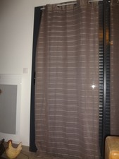 LOT DE 2 RIDEAUX PAIRE DE