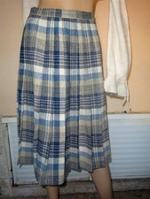 JUPE PLISSEE D'HIVER ECOSSAISE