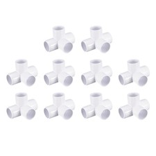 24Paquet PVC Coude Raccords