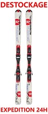 ski adulte  ROSSIGNOL "PURE MOUTAIN" taille: 154 cm = 1 mètre 54 + fixations.