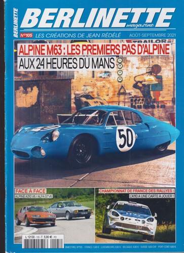 Berlinette 105 alpine m63 - berlinette, n°105