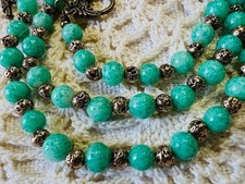 Collier perles verre de Pékin