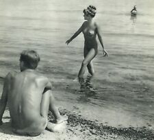 1960s Vintage Male Female Nude Beach Naturist By GERHARD VETTER Photo Art 11X14