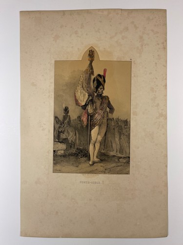 Gravure rehaussée charlet - gravure,